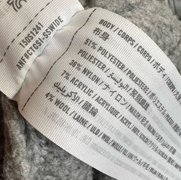 NWOT Women's Abercrombie & Fitch Soft Gray Turtleneck Sweater - Picture 3 of 9